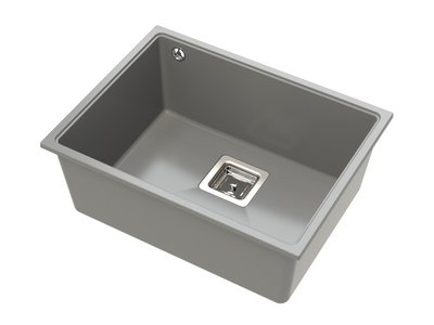 Кухонна гранітна мийка Sink Quality ARGON 60 GREY Польща (колір сірий) 1519221647 фото